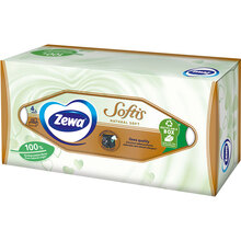 Салфетки косметические ZEWA SoftisNatural Soft 80 (7322541351414)
