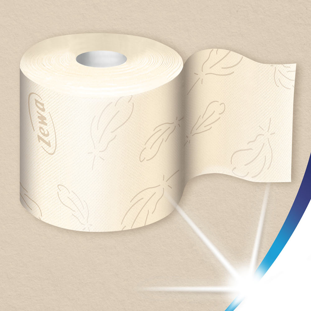 Туалетний папір Zewa Exclusive Natural Soft біло-кремовий 4 шари 8 рулонів (7322541361246) Особливості Чотиришарова; Без запаху