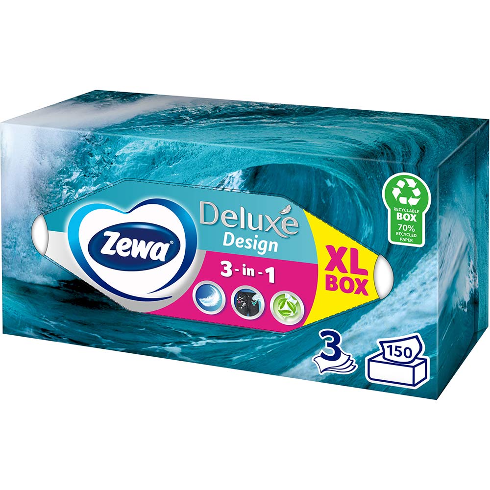 Салфетки косметические ZEWA Deluxe 150 (7322541685564)
