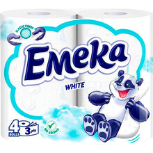 Туалетная бумага Emeka White 3 слоя 4 шт (3800024035210)