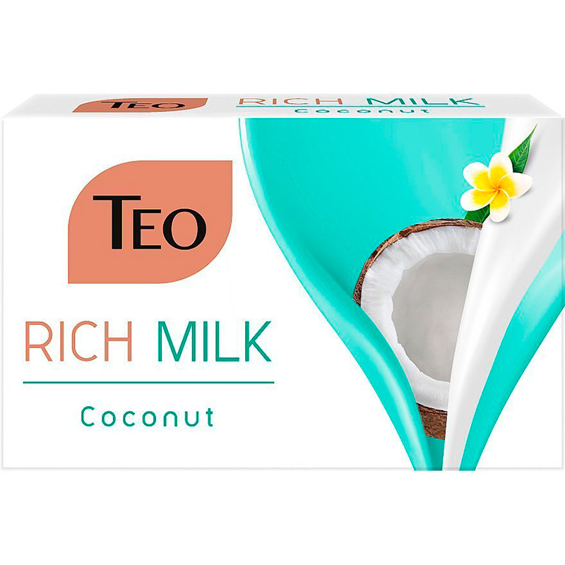 Тверде мило ТЕО Milk Rich Coconut 90 г (3800024047404) Тверде мило ТЕО Milk Rich Coconut 90 г (3800024047404)