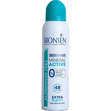 Дезодорант-спрей BIONSEN Mineral Active Spray 150мл (8017331082843)