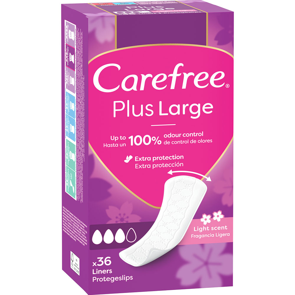 Ежедневные прокладки Carefree Plus Large 36 шт (3574661487540)