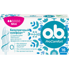 Тампоны o.b. ProComfort Mini 16 шт. (3574660192063)