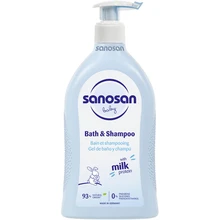 Шампунь-гель SANOSAN Baby для купання Baby Bath & Shampoo 200 мл (4003583190270)