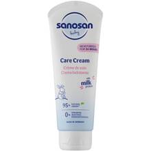 Крем для лица и тела Sanosan Baby Care Cream Moisturises For 24 Hours 100 мл (4003583211425)