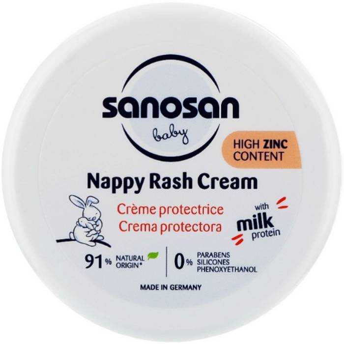 Крем від попрілостей Sanosan Baby Nappy Rash Cream 150 мл (4003583211463)