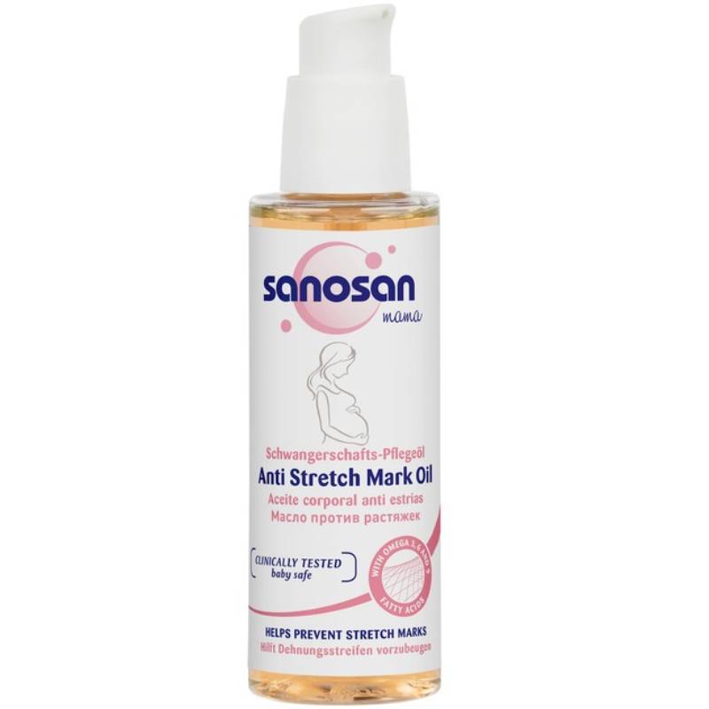 Масло от растяжек Sanosan Mama Anti-Stretch Mark Oil 100 мл (4003583207213)