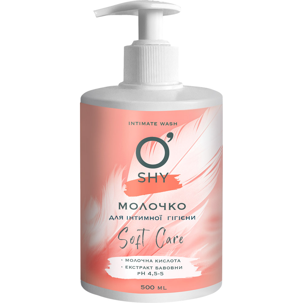 Молочко для интимной гигиены O'Shy Soft Care 500 мл (4820185227445)