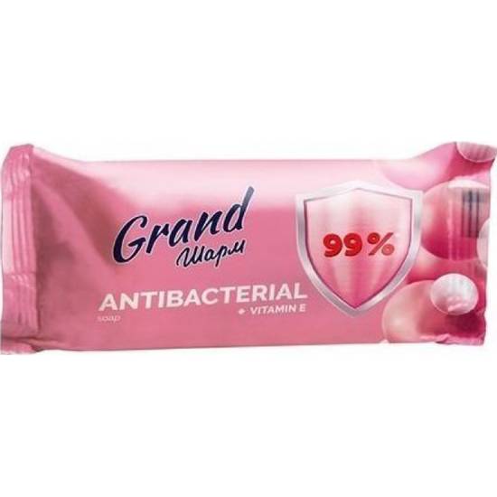 Твердое мыло GRAND ШАРМ ANTIBACTERIAL + VITAMIN E 5*70г (4820195508138)