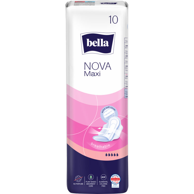 Гигиенические прокладки BELLA Nova Maxi 10 шт (BE-012-MW10-W01)