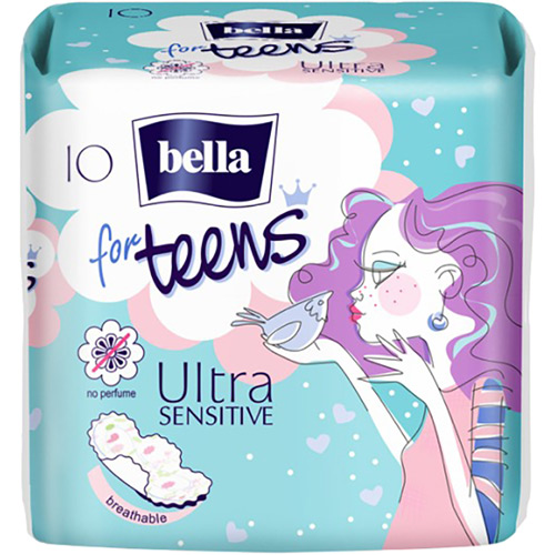 Гигиенические прокладки BELLA for Teens: Ultra Sensitive extra soft 10 шт (BE-013-RW10-UA3)