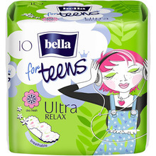 Гигиенические прокладки BELLA  for Teens: Ultra Relax extra soft deo greеn tea 10 шт (BE-013-RW10-UA2)