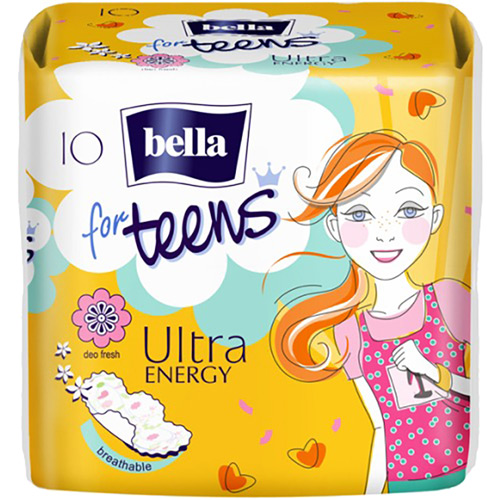 Гігієнічні прокладки BELLA for Teens: Ultra Energy 10 шт (BE-013-RW10-UA1)