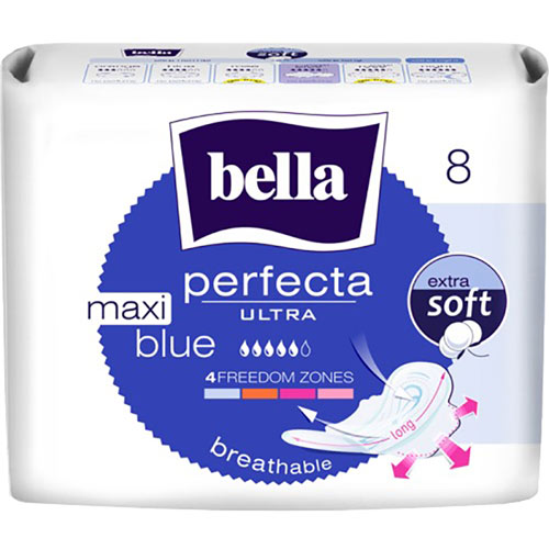 Гігієнічні прокладки BELLA Perfecta Ultra Maxi Blue 8 шт (BE-013-MW08-032)