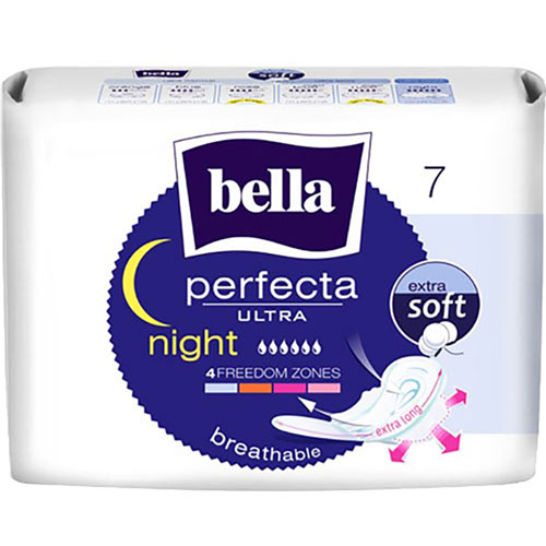 Гігієнічні прокладки BELLA Perfecta Ultra Night 7 шт (BE-013-MW07-027)