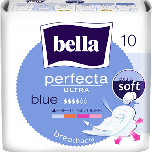 Гігієнічні прокладки BELLA Perfecta ultra Blue 10 шт (BE-013-RW10-269)