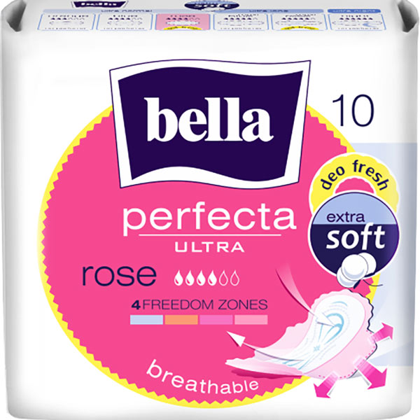 Гігієнічні прокладки BELLA Perfecta ultra Rose 10 шт (BE-013-RW10-276)