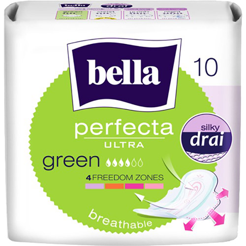 Гигиенические прокладки BELLA Perfecta ultra Green 10 шт (BE-013-RW10-278)