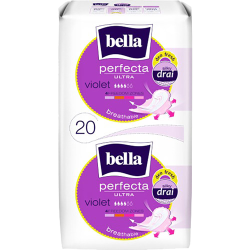 Гигиенические прокладки BELLA Perfecta ultra Violet deo fresh 20шт (BE-013-RW20-208)