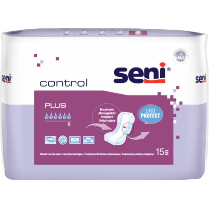 Прокладки урологічні SENI CONTROL Plus 15 шт (SE-095-PL15-SC3)