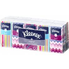 Сухие салфетки KLEENEX Original 10*10 шт Белые (5901478905192)