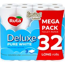 Туалетная бумага RUTA Pure White Deluxe 32 шт (58770311)