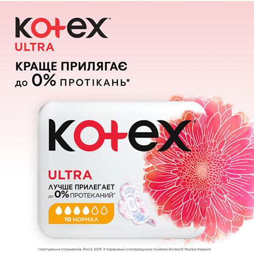 Прокладки KOTEX Ultra Quadro Normal 30 шт (5029053569093) Комплектация 30 шт