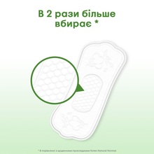 Ежедневные прокладки KOTEX Natural Normal 18 шт (5029053548968)