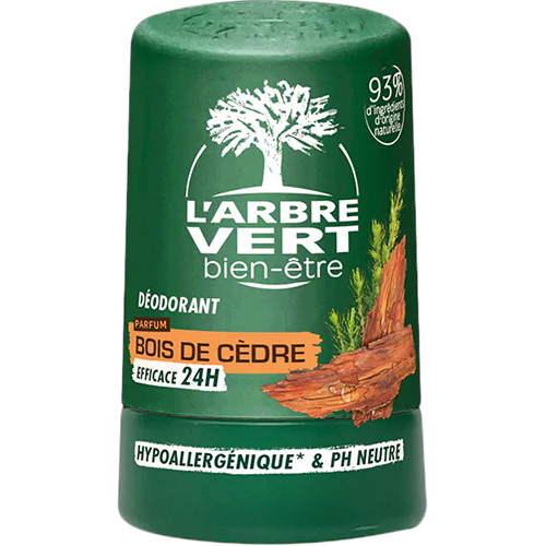 Дезодорант L'ARBRE VERT з екстрактом кедра 50мл (3450601040238)