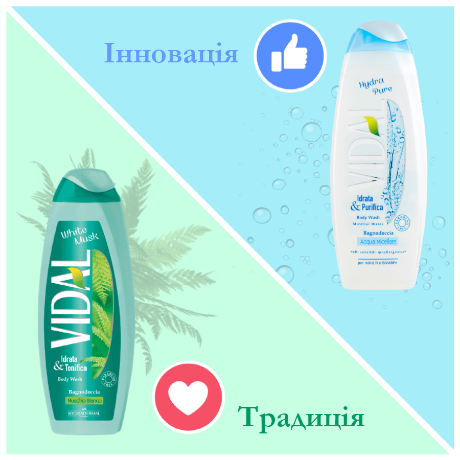 Гель для душу VIDAL Білий Мускус 500 мл (8008970055350) Склад aqua, sodium laureth sulfate, cocamidopropyl betaine, sodium chloride, parfum, evernia prunastris extract, sorbitol, glycerin, sodium pca, polyquaternium-7, propylene glycol, peg-40 hydrogenated castor oil.