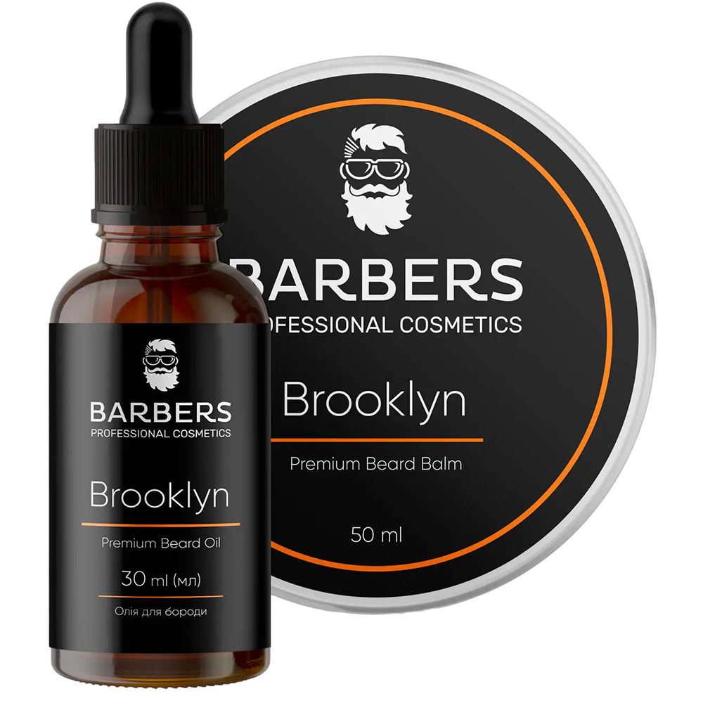 Набір для догляду за бородою BARBERS Brooklyn 80 мл (7868) Вид засіб для бороди