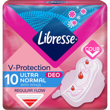 Гігієнічні прокладки Libresse Premium Ultra Normal Soft Deo 10 шт (7322540337938)