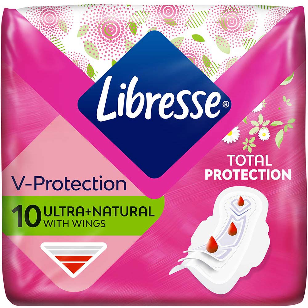 Гигиенические прокладки Libresse Ultra Normal Aloe Vera & Camomile 10 шт (7322540344059)
