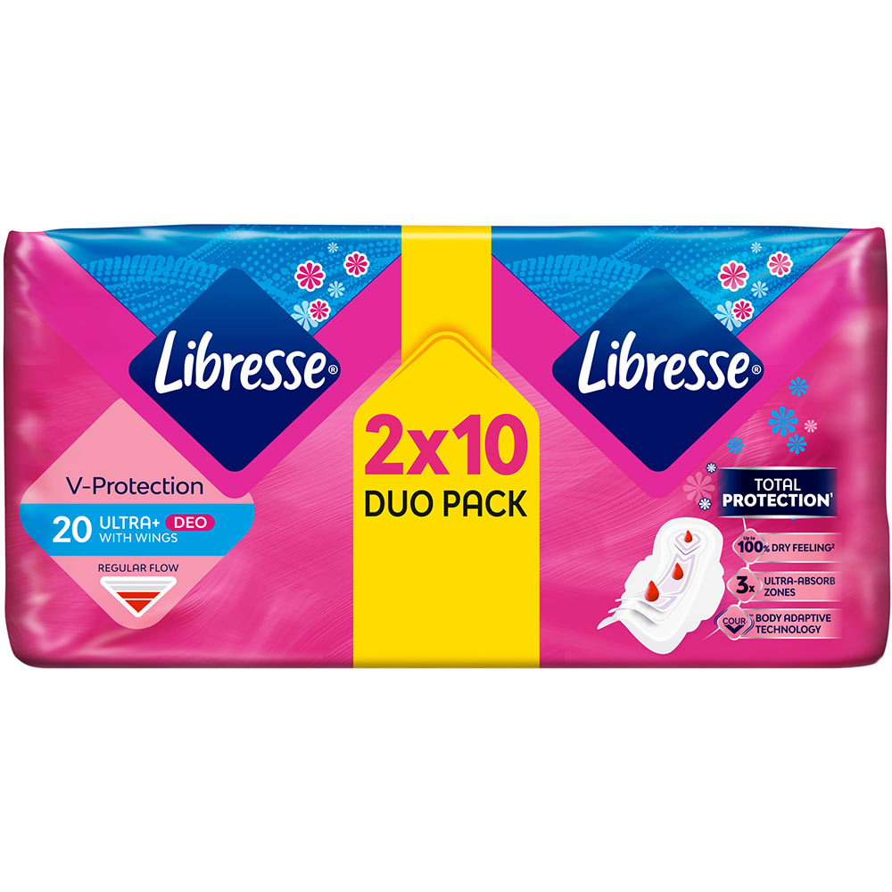 Гигиенические прокладки Libresse Ultra Normal Soft deo 20 шт (7322540356847) Вид прокладки