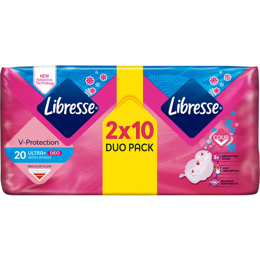 Гигиенические прокладки Libresse Ultra Normal Soft deo 20 шт (7322540356847) Вид прокладки