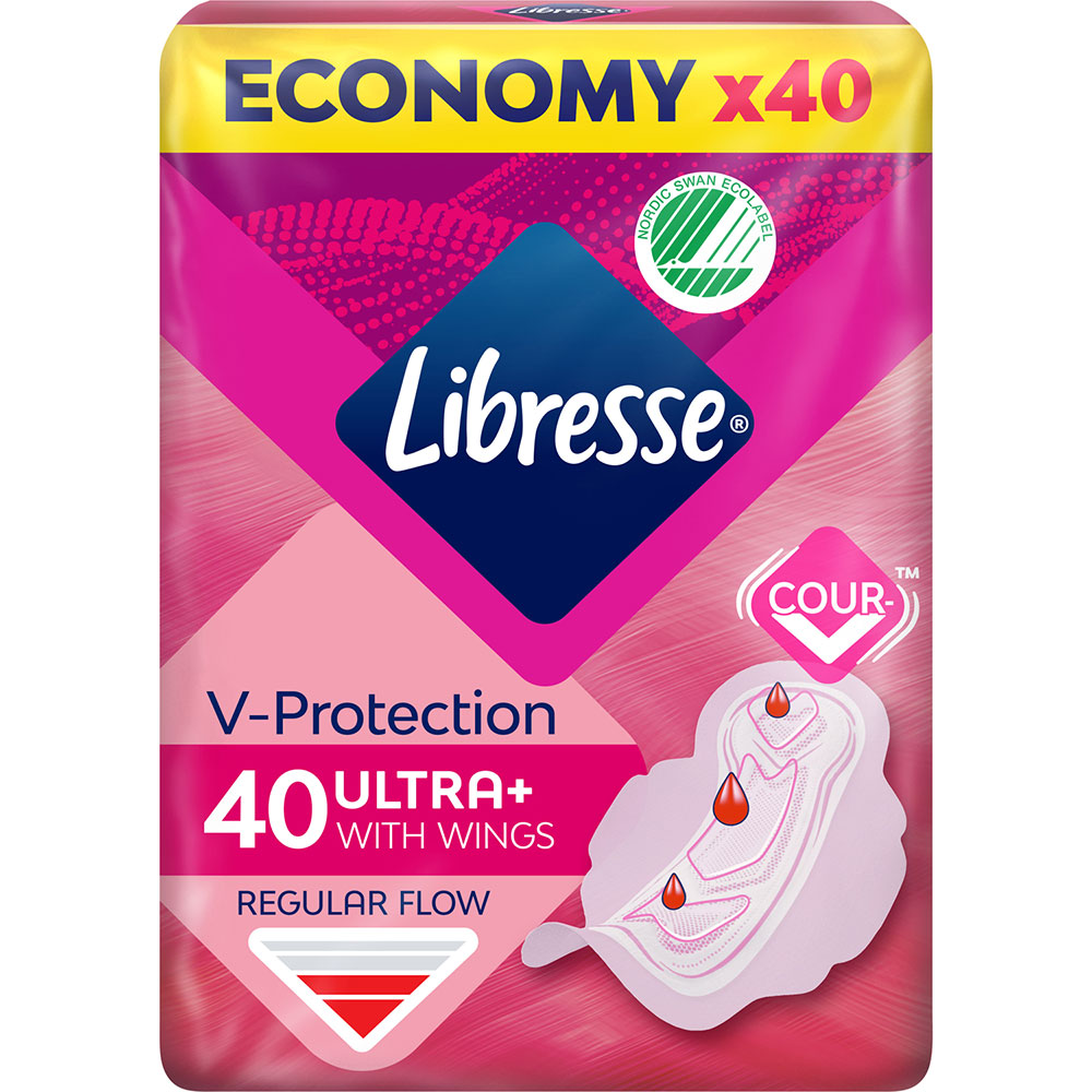 Гігієнічні прокладки Libresse Ultra Normal Soft 40 шт (7322540235876)