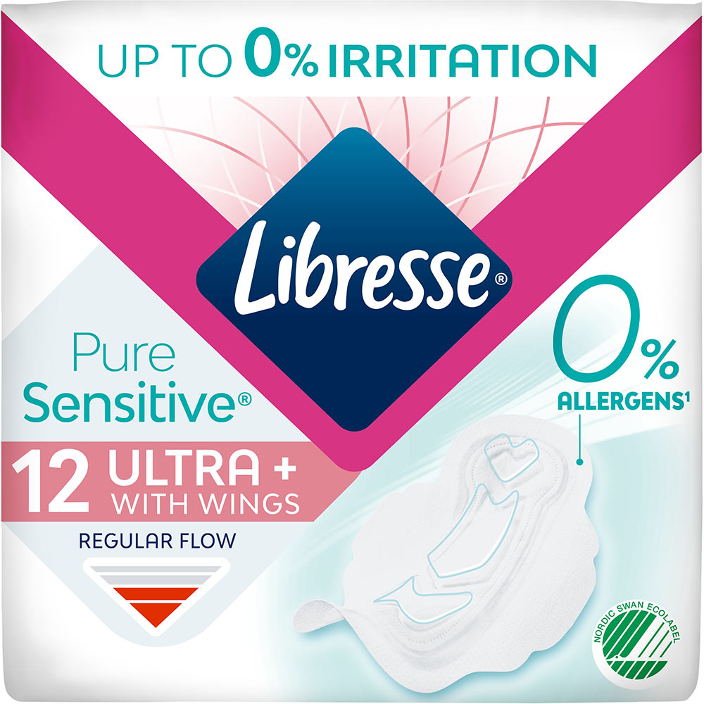 Гигиенические прокладки Libresse Pure Sensitive Ultra 12 шт (7322541161747)