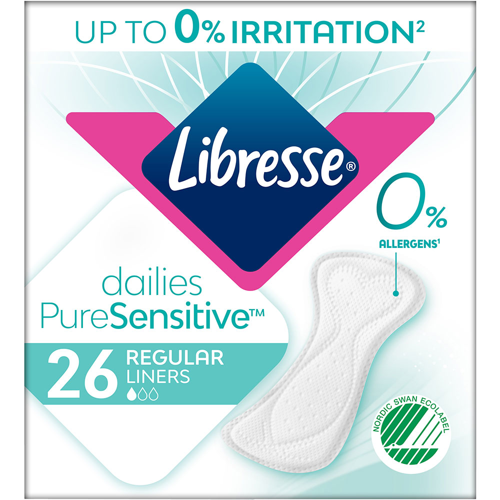 Прокладки гигиенические LIBRESSE Pure Sensitive Normal 26шт. (7322541161914)