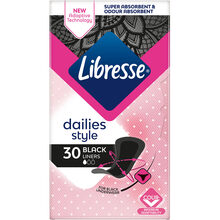 Прокладки гигиенические LIBRESSE Daily Fresh Normal Black 30шт (7322540919516)