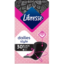 Прокладки гигиенические LIBRESSE Daily Fresh Normal Black 30шт (7322540919516)