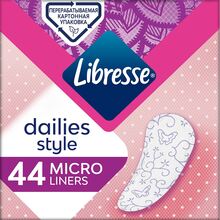 Прокладки гигиенические LIBRESSE Daily Fresh Micro Refill 44шт (7322540510591)