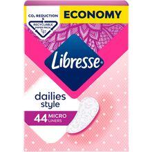 Прокладки гигиенические LIBRESSE Daily Fresh Micro Refill 44шт (7322540510591)