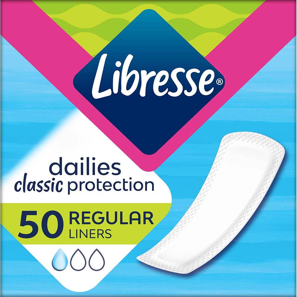 Прокладки гигиенические LIBRESSE Classic Pantyliners Regular 50шт (7322540157093)