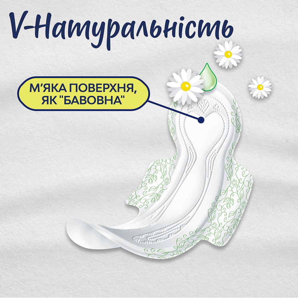 Гигиенические прокладки Libresse Natural Care Ultra Clip Normal 10 шт (7322540523300) Особенности 4 капли, с крылышками