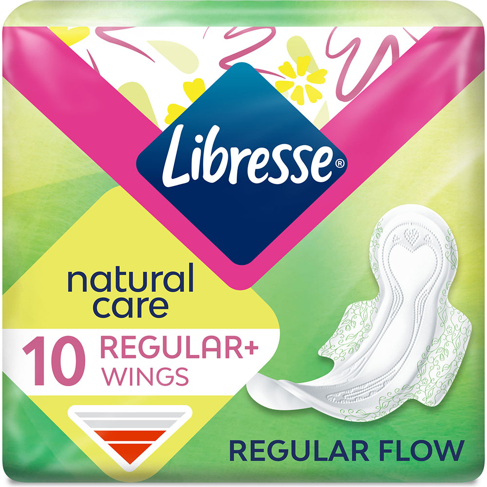 Гігієнічні прокладки Libresse Natural Care Ultra Clip Normal 10 шт (7322540523300)