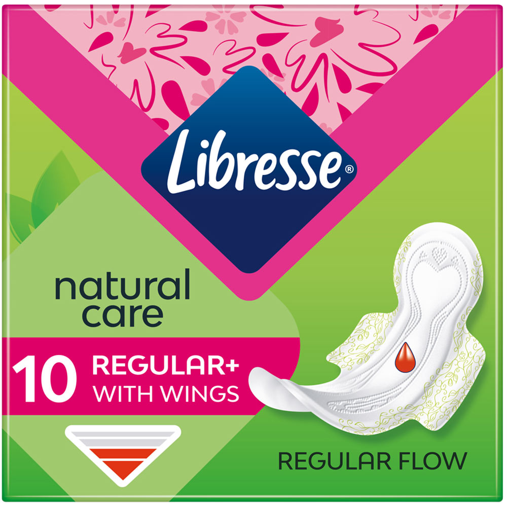 Гигиенические прокладки Libresse Natural Care Ultra Clip Normal 10 шт (7322540523300) Вид прокладки