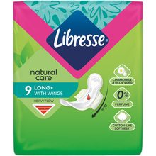 Гигиенические прокладки Libresse Natural Care Ultra Clip Super 9 шт (7322540523744)