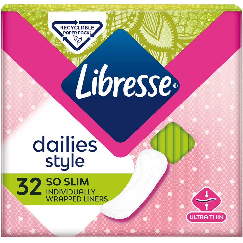 Ежедневные прокладки Libresse Dailies Style 32 шт. (7322540083934)