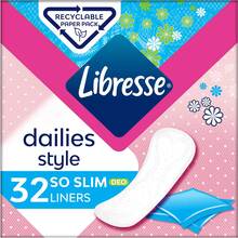 Ежедневные прокладки Libresse Dailies Style Deo 32 шт (7322540465099)